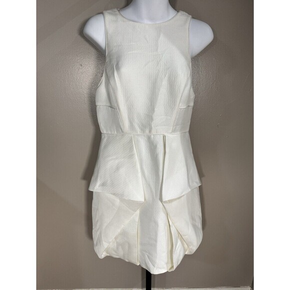 Brand New With Tag - TIBI Sleeveless White  Dress Oragami Formal Graduation - Picture 1 of 8